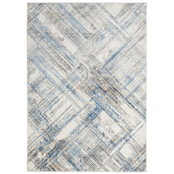 Borough Wharf Dillsburg Flatweave Grey/Beige Rug Wayfair.ie